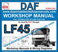Daf LF45 Service Repair Workshop Manual download